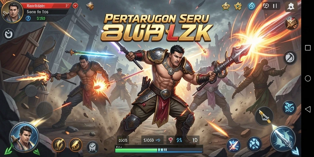 Tampilan gameplay 369ZK yang intens dan penuh aksi pertarungan.