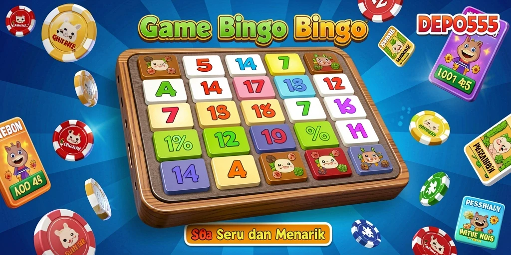 Tampilan gameplay seru DEPO555 dengan suasana Bingo yang menarik.