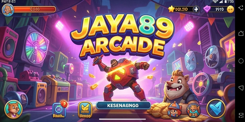 Screenshot JAYA89 menampilkan aksi gameplay arcade yang seru.