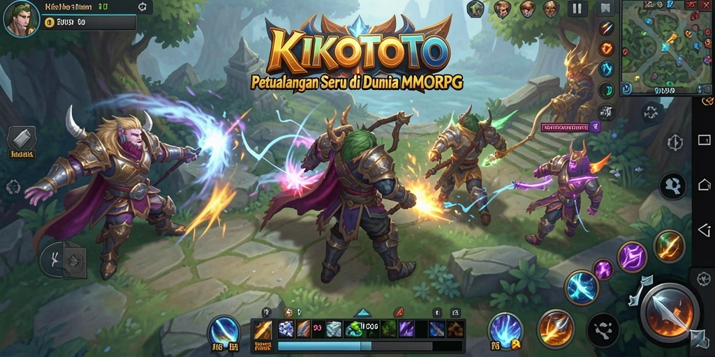 Tampilan gameplay seru di dunia fantasi KIKOTOTO.