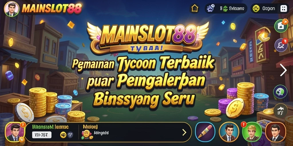 Tampilan gameplay seru dari MAINSLOT88 dengan strategi bisnis yang menarik.
