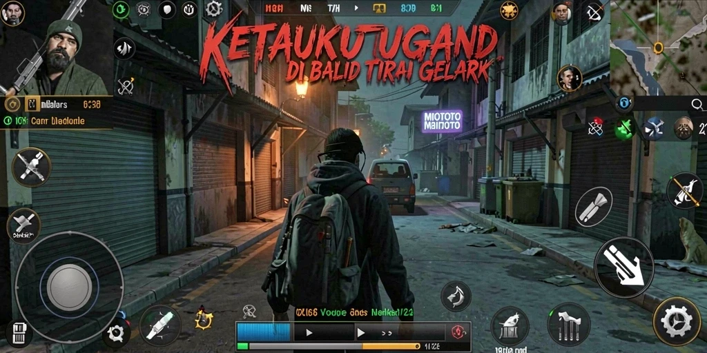 Tangkapan layar MIOTOTO menampilkan suasana gameplay yang menyeramkan.