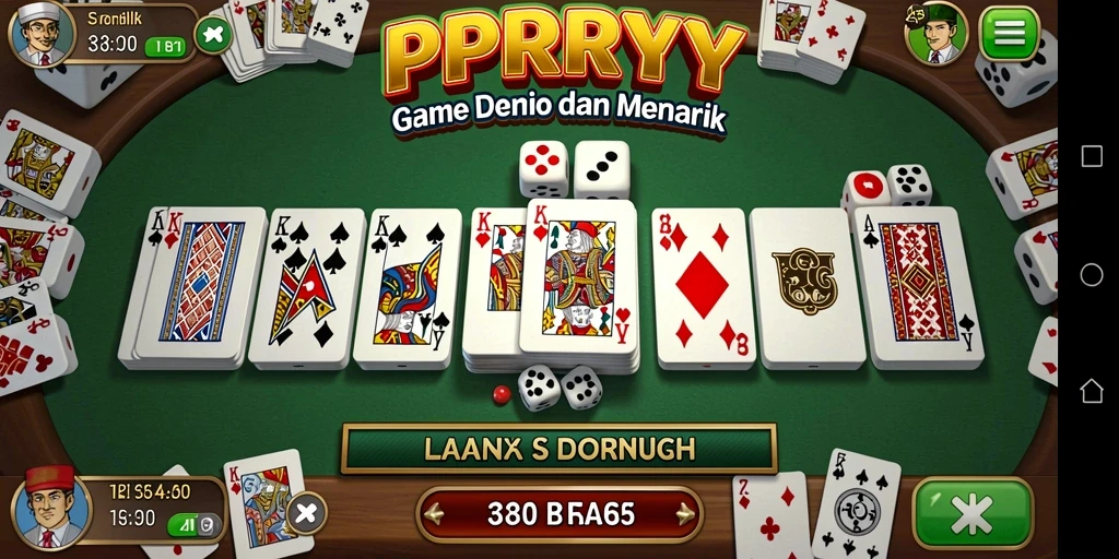 Screenshot gameplay PPRRYY yang menunjukkan keasyikan bermain Domino.