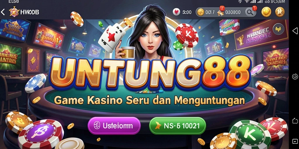 Tampilan menarik sementara pemain menikmati pengalaman kasino.